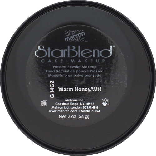 Mehron Makeup Starblend Cake (2 oz) (varm honung) 2