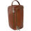 Piel Leather U-Zip Toiletry Kit  Saddle  One Size 2
