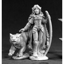Dark Heaven Legends Aeris Elf Ranger and Panther