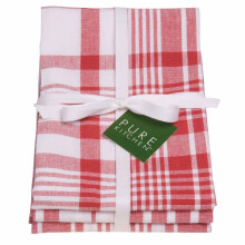 Now Designs Jumbo Pure Kitchen Towel Set of 3 Red