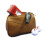 Piel Leather Carry-All Zip Pouch  Saddle  One Size 2