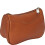 Piel Leather Carry-All Zip Pouch  Saddle  One Size 3