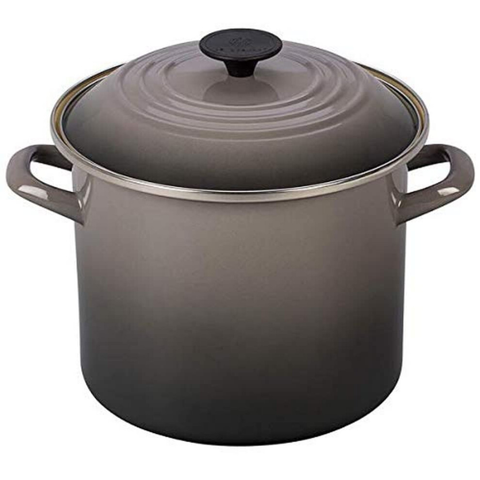 Le Creuset Enamel On Steel Stockpot  8 qt.  Oyster