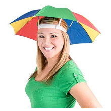 Rhode Island Novelty Paraply Hattar 20"""" Flerfrgad