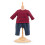 Corolle: Camiseta e cala listrada 14/36 cm (140630) 2