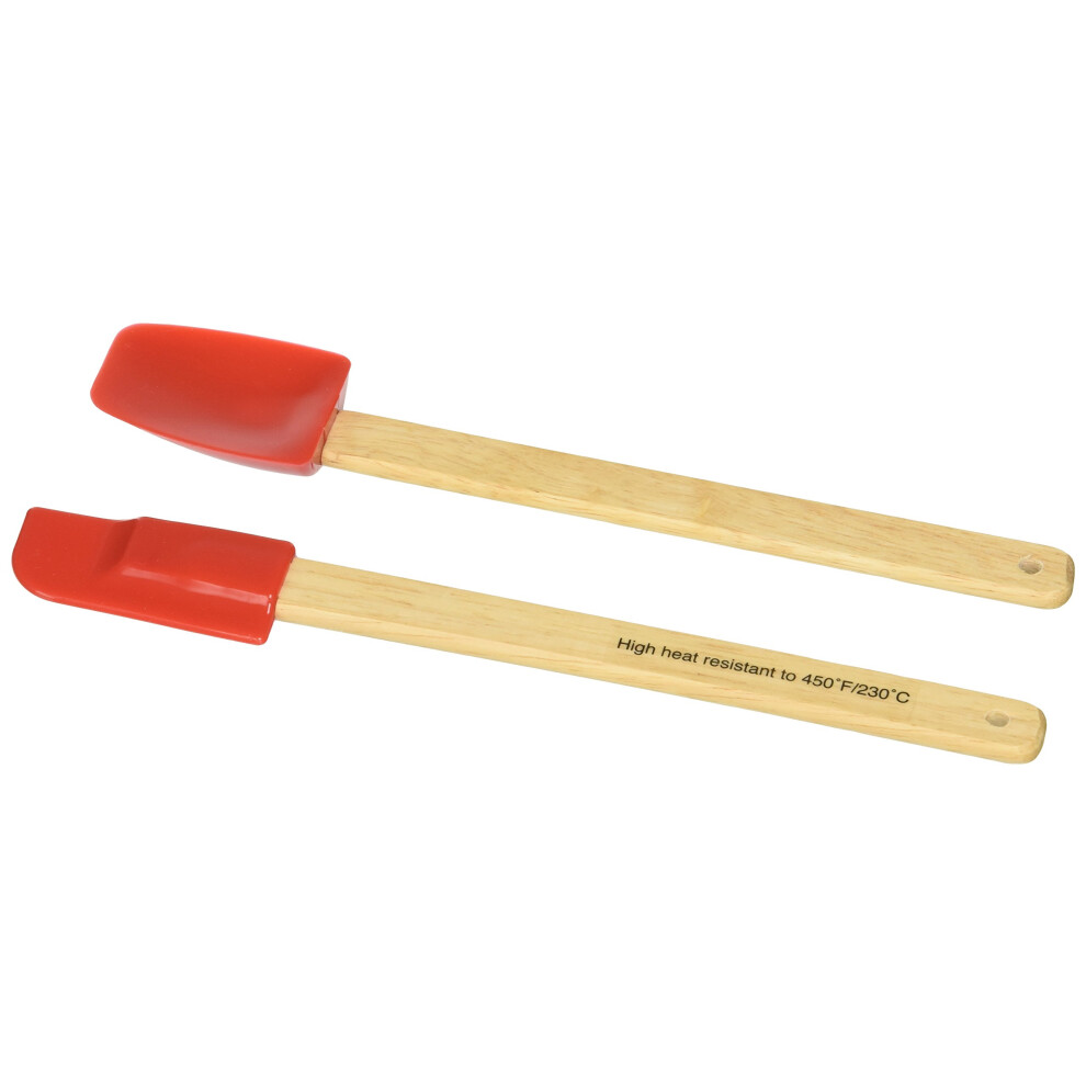 Norpro - 3000R Norpro 2-delige mini spatelset rood