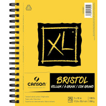 Canson Srie XL Velino Bristol Amarelo/Preto 7x10
