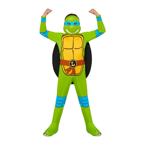 TMNT Leonardo Boys costume Jumpsuit and Mask Large