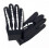 Hot Leathers Skeleton Mechanic Gloves (Black  Large) 3