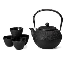 Old Dutch International Ocha teapot 1.27 qts Black