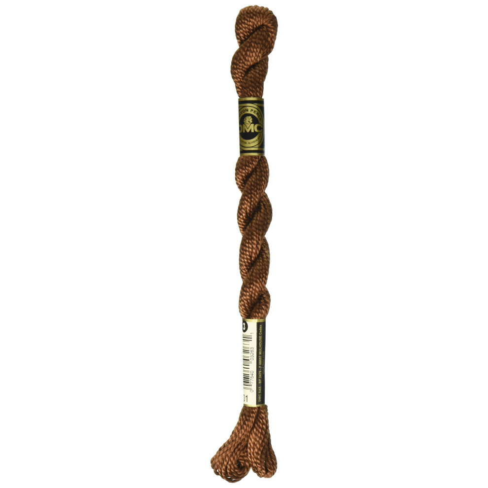 DMC 115 3-801 Pearl Cotton Thread  Dark Coffee Brown