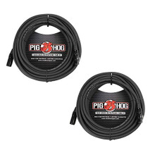Pig Hog PHM50 -sarjan 50' XLR-mikrofonikaapelit 2 kpl
