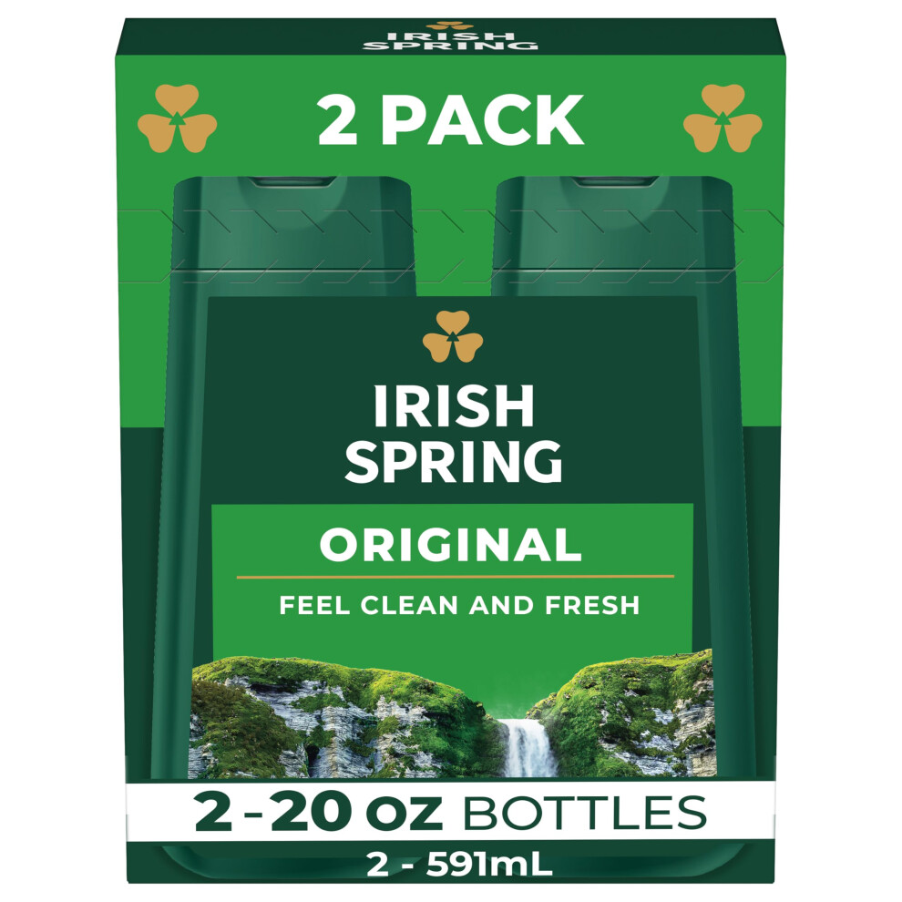 Irish Spring Original Clean Body Wash  20 Oz  2 Pack-image-OPC-PGG99BQ-NEW