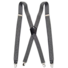 Suspensrio slido texturizado masculino Dockers cinza tamanho nico