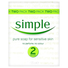 Einfaches 2er-Pack Pure Soap für empfindliche Haut für Frauen