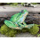 Tree Frog  Shimmery Green  Embroidered  Iron-on Patch 3
