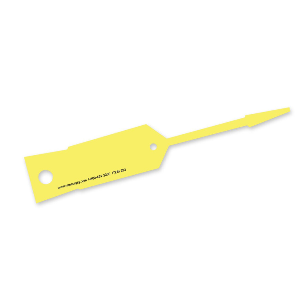 Self-Locking Arrow I.D. Tags - Pack of 1 000 (Yellow)-image-OPC-PGG99KK-NEW