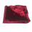 Pochette de luxe en velours ?cras? rouge 1