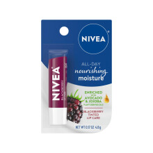 Nivea BlackBerry Lippenpflege 0,17 oz/4,8 g (1er Pack)