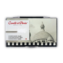 Cont? Paris 12 Count 2B Sketching Crayons Set White