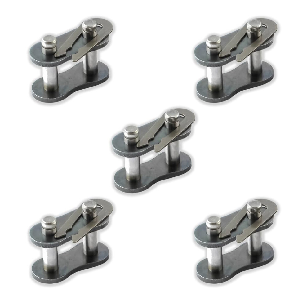 #60H Heavy Duty Roller Chain Connecting Links (5 Pack) 760655001165