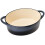Denby Denby Halo Cast Iron 4.2L Oval Casserole  Medium  Gray 3