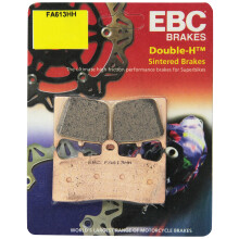 Jeu de plaquettes de frein disque EBC Brakes FA613HH, noires, taille unique