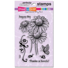 Stampendous SSC1112 Perfectly Clear Stamp  Daisy Thanks