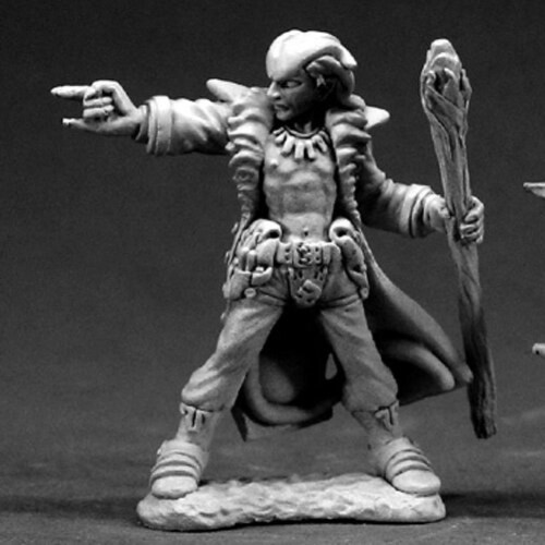 Reaper Damien Helltainted Wizard RPR 03321 Miniaturen
