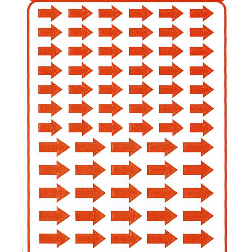 TAG Heuer Tag-A-Room Color Coded Arrow Stickers Labels  536 Count 2