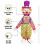 25"""" Clown w/Hat  Full Body  Ventriloquist Style Puppet 3