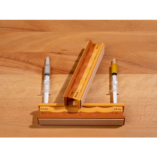 Wicked Edge 1/.5 Micron Diamond and Leather Strops Pack 2