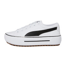 Puma Women's Kaia Platform Sneaker White-Black-Gum 10