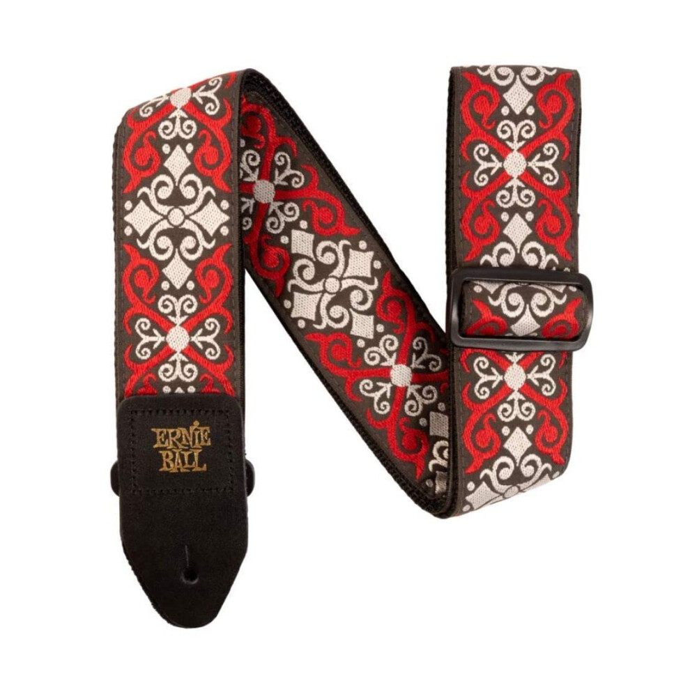 Ernie Ball Tracolla Jacquard Red Trellis-image