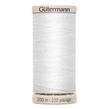 Gutermann Quilting Thread 220 yards-White (738220-5709)