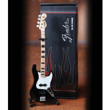 Basgitara AXE HEAVEN FJ-003 s licencovanou v   plnou Fender Jazz Bass, cierna intarzia.