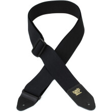 Ernie Ball Stretch Comfort Gitarrengurt Schwarz (P04143)