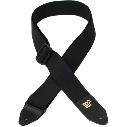 Ernie Ball Stretch Comfort Guitar Strap Black (P04143)