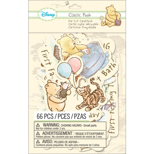 EK Success Disney gestanzter Karton Classic Pooh Firsts