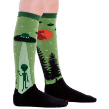 Calzini alti fino al ginocchio per bambini ""Sock It To Me I Believe In Aliens""
