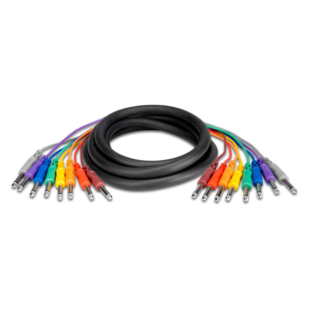Hosa Cpp-804 1/4 Ts To 1/4 Ts Unbalanced Snake 4 Meters