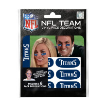 Party Animal NFL Tennessee Titans Eye Black Stickers