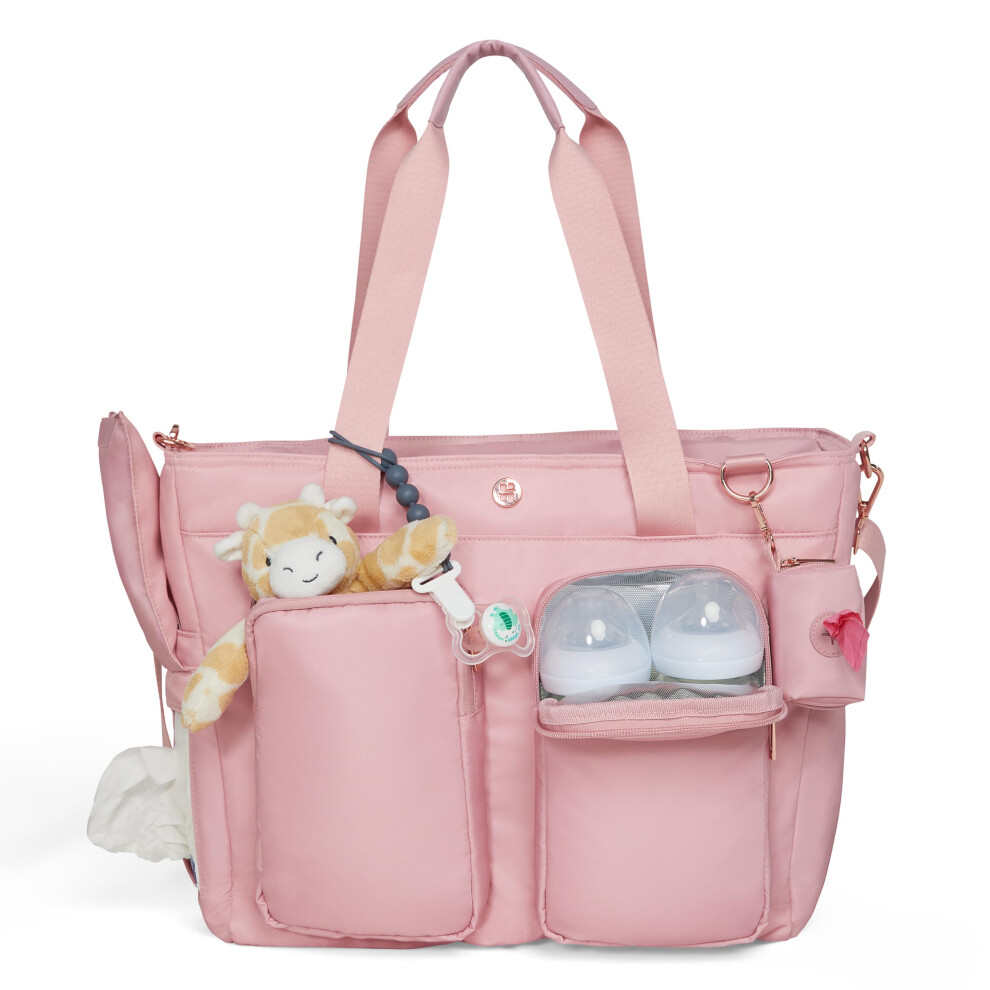 Huggies Carry All Weekender Tote Diaper Bag  Bridal Rose