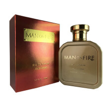 YZY Man On Fire Pour Homme Eau de Parfum Spray, 3.3 onças