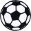 Soccer Ball - White and Black - Embroidered Iron on Patch 1