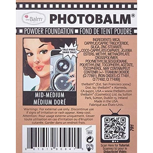 theBalm PhotoBalm Talkvrije poederfoundation Mid Medium 2