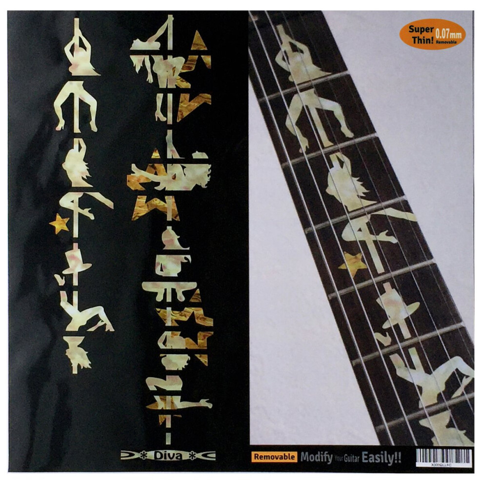 Fretboard Marcatori Intarsio Decalcomanie Per Chitarra – Diva-image