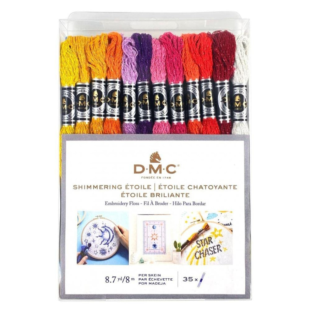 DMC Shimmering Etoil? Embroidery Floss Pack 8.7yd  35/Pkg