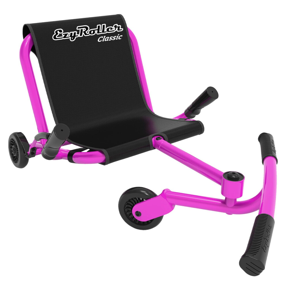 EzyRoller Classic Ride on Scooter for Kids Ages 4+ - Pink