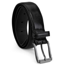 Ceinture Steve Madden pour enfants, noire/perfor?e, taille M